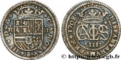 SPAIN 2 Reales Charles III 1708 Barcelone