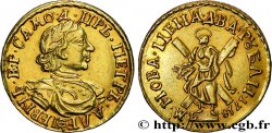 RUSSLAND- PETER I. DER GROSSE 2 Roubles or 1718 Moscou SS