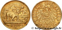 AFRIQUE ORIENTALE ALLEMANDE - GUILLAUME II 15 Roupie 1916 Tabora TTB