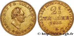 ALLEMAGNE - BRUNSWICK CALENBERG HANOVRE - GUILLAUME IV 2 1/2 Thaler 1833 Hanovre TTB