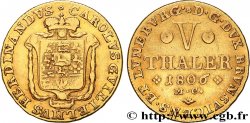 ALLEMAGNE - DUCHÉ DE BRUNSWICK LUNEBOURG - CHARLES GUILLAUME FERDINAND 5 Thaler 1806 Brunswick TB+