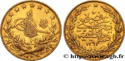 TURQUIE 100 Kurush or Sultan Abdülhamid II AH 1293 An 34 1908 Constantinople TTB