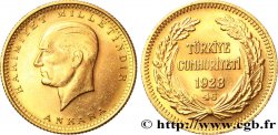 TURKEY 100 Kurush Kemal Ataturk 1923 an 46 (1968) Ankara