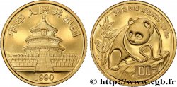 CHINE 100 Yuan Panda “Large date” 1990
