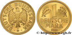 GERMANY 1 Mark Proof en or 2001 Munich