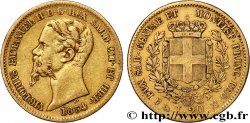 INVESTMENT GOLD 20 Lire Victor-Emmanuel II roi de Sardaigne 1854 Gênes