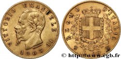 INVESTMENT GOLD 20 Lire Victor Emmanuel II 1863 Turin