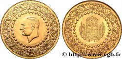 TURQUIE 100 Kurush Mustafa Kemal Atatürk série des  monnaies de luxe 1971  SUP