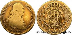 ESPAGNE 1 Escudo Charles IV 1792 Madrid