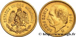 MEXIQUE 5 Pesos Miguel Hidalgo 1906 Mexico