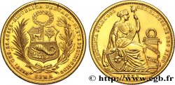 PÉROU - RÉPUBLIQUE 50 Soles liberté assise 1951 Lima