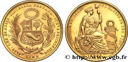 PÉROU - RÉPUBLIQUE 50 Soles liberté assise 1963 Lima