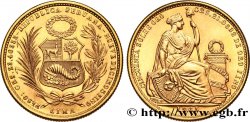 PÉROU - RÉPUBLIQUE 50 Soles liberté assise 1965 Lima