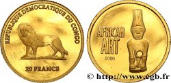 RÉPUBLIQUE DÉMOCRATIQUE DU CONGO 20 Francs Art Africain 2000 