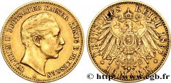 ALEMANIA - PRUSIA 10 Mark or, 2e type Guillaume II 1897 Berlin