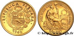 PERU 10 Soles de Oro 1960 Lima