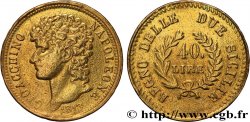 ITALIE - ROYAUME DE NAPLES - JOACHIM MURAT 40 Lire or, rameaux longs 1813 Naples