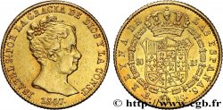 ESPAGNE 80 Reales Isabelle II 1847 Barcelone