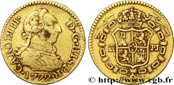 ESPAGNE 1/2 Escudo Charles III 1772 Madrid