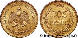 MEXIQUE 2 Pesos or 1920 Mexico