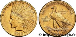 STATI UNITI D AMERICA 10 Dollars Indian Head , 2e type 1911 Denver