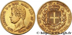 ITALIA - REINO DE CERDEÑA 20 Lire Charles-Albert 1849 Turin