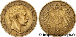 ALLEMAGNE - PRUSSE 10 Mark or, 2e type 1907 Berlin