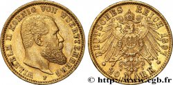 ALLEMAGNE - WURTEMBERG 20 Mark Guillaume II 1897 Stuttgart