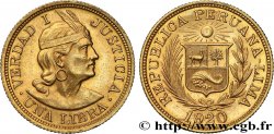 PÉROU 1 Libra 1920 Lima