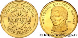 TOGO 1000 Francs Proof Mozart 2006