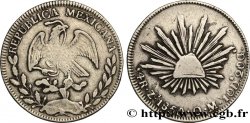 MÉXICO 4 Reales aigle / bonnet phrygien 1850 Zacatecas