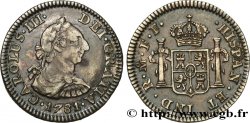 MEXIQUE 1/2 Real Charles III 1781 Mexico TTB/TTB+