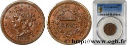 UNITED STATES OF AMERICA 1/2 Cent Liberté “Braided Hair” 1849 Philadelphie MS63 PCGS