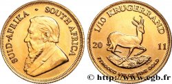 AFRIQUE DU SUD 1/10 Krugerrand 2011 Prétoria
