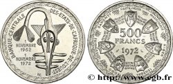 ÉTATS DE L AFRIQUE DE L OUEST (BCEAO) 500 Francs BCEAO 1972 Paris