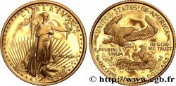 ÉTATS-UNIS D AMÉRIQUE 1/10 once ou 5 Dollars Proof 1991 Philadelphie