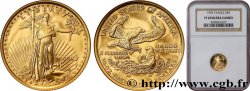 ÉTATS-UNIS D AMÉRIQUE 1/10 once ou 5 Dollars Proof 1993 Philadelphie