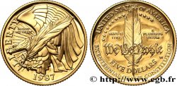 ÉTATS-UNIS D AMÉRIQUE 5 Dollars Proof “bicentenaire de la Constitution” 1987 West Point
