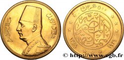 ÉGYPTE - ROYAUME D ÉGYPTE - FOUAD Ier 500 Piastres Proof AH1348 1929  AU