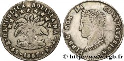 BOLIVIE 4 soles Bolivar 1857 Potosi TB+