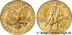 ÉTATS-UNIS D AMÉRIQUE 10 Dollars Proof Jeux Olympiques de Los Angeles 1984 West Point