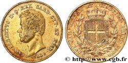 ITALY - KINGDOM OF SARDINIA 20 Lire Charles-Albert 1839 Turin