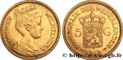 PAYS-BAS 5 Gulden Wilhelmina 1912 Utrecht