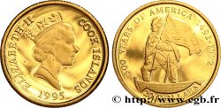 ÎLES COOK 20 Dollar Proof 500 ans de l’Amérique 1995