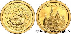 LIBERIA 12 Dollars Proof Pologne 2008