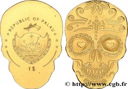 PALAU 1 Dollar Proof Tête de mort “La Catrina” (2018)