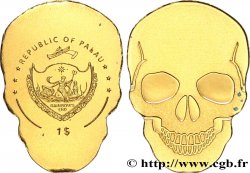 PALAU 1 Dollar Proof Tête de mort (2018)