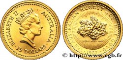 AUSTRALIA 15 Dollars (1/10 Once) Proof Elisabeth II 1987 