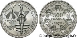 ÉTATS DE L AFRIQUE DE L OUEST (BCEAO) 500 Francs BCEAO 1972 Paris
