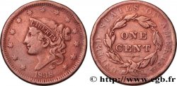 UNITED STATES OF AMERICA 1 Cent Liberté “Matron Head” 1838 Philadelphie